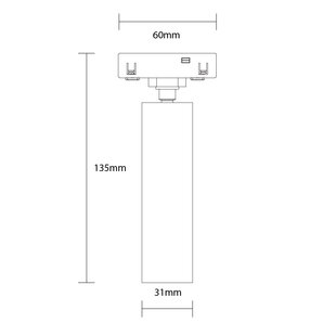 LED Magnetic Spot Floodlight 48V 7W 3000K - M05