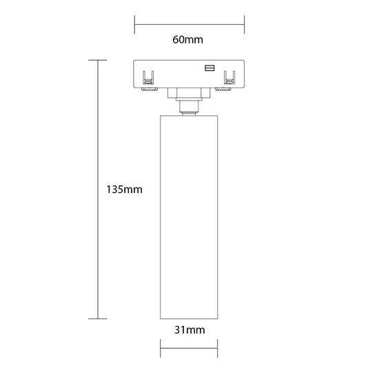 Optonica LED Magnetic Spot Floodlight 48V 7W 3000K - Ideal for creating a cozy atmosphere