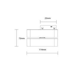 LED Magnetic Linear ADJUSTABLE Floodlight 48V 6W 3000K - M05