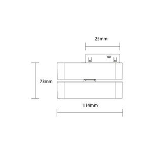 LED Magnetic Linear ADJUSTABLE Floodlight 48V 6W 3000K - M05