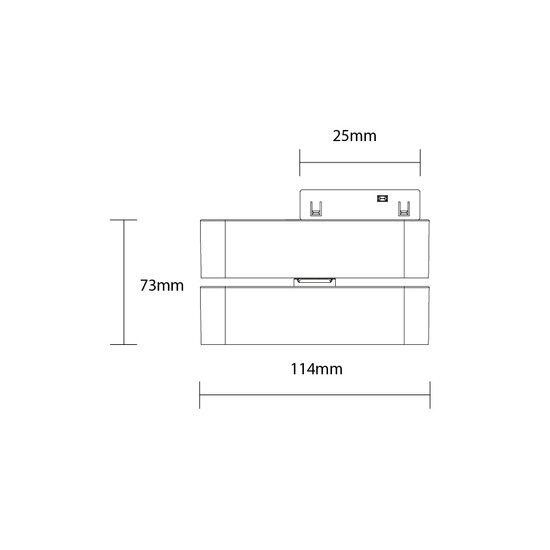Optonica LED Magnetic Linear ADJUSTABLE Floodlight 48V 6W 3000K - M05 - Ideaal voor sfeervolle verlichting