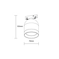 Optonica LED Magnetic Downlight with Lens 48V 10W 3000K - M05 - Create a warm atmosphere in any space