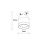 Optonica LED Magnetic Downlight with Lens 48V 10W 3000K - M05 - Create a warm atmosphere in any space