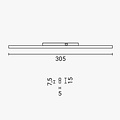 Optonica LED Magnetic Linear GRILLE Light 48V 7W 3000K - Ideal für eine gemütliche Atmosphäre