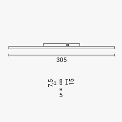 LED Magnetic Linear GRILLE Light 48V 7W 3000K - M05