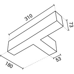 LED Linear Shape Connectors Slim Linkable