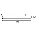 Optonica LED Linear Suspended Light Linkable 5 Years Warranty - Iluminación ideal para cualquier espacio