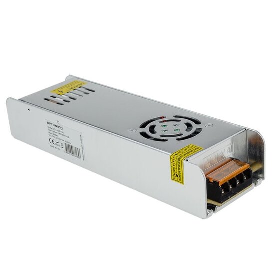Optonica LED Strip Slim Power Supply Metal - Fuente de alimentación potente y duradera para tiras LED