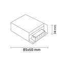 Optonica LED Strip Power Supply Metal - Fuente de alimentación confiable para tiras LED