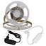 Optonica Smart LED Strip Set Adaptador + Controlador WIFI 60 LEDs Alexa & Google Assistant - Crea la atmósfera perfecta en tu hogar