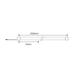 SLIM SIDE BEND NEON 24V 2835 120LED/M 8W
