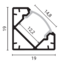 Optonica Aluminium Profile For LED Strip L=2m - Perfect voor een strakke afwerking van uw LED strips