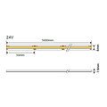 Optonica LED COB Strip 24V 320 LEDs - Create a warm atmosphere in any space