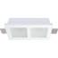 Optonica Ceiling Fitting Trimless Recessed Square Frosted Glass - Crea una atmósfera moderna en tu hogar