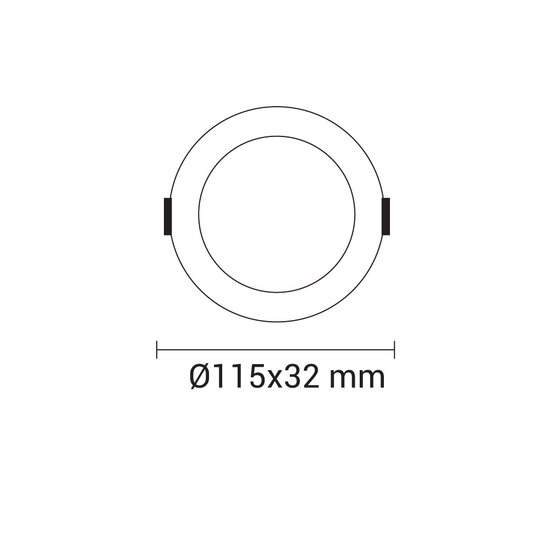 Optonica LED Slim Downlight CCT Change Color Dimmable - Crea la atmósfera perfecta con iluminación regulable