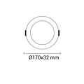 Optonica LED Mini Modul Rund CCT Farbwechsel - Ändern Sie die Atmosphäre mit Farbwechsel