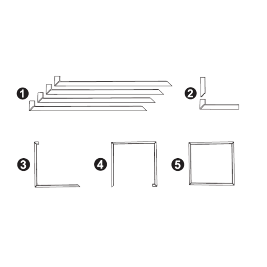 Optonica LED Splicing Frame Panel Light 60x60 48W - Iluminación ideal para cualquier espacio