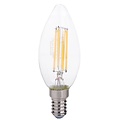 Optonica LED CANDLE C35 E14 6W FILAMENT - Lumière blanche chaude pour une atmosphère cosy