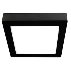 Fluke LED plafondlamp vierkant zwart 30 cm