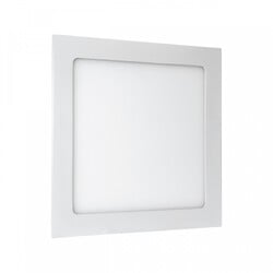 ALGINE ECO LED SQUARE 230V 12W IP20 CW CEILING PANEL WHITE FRAME