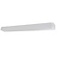 Fantasia OUTLET - Skeeler applique murale LED en aluminium blanc avec diffuseur plexi, 12W, 847 lumens, 3000K blanc chaud, IP20, 605 x 58 x 40 mm