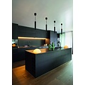 Fantasia OUTLET - Lopal LED Pendelleuchte schwarz, Aluminium-Zylinder 250 x 34,5 mm, 4W COB LED 360 Lumen, 2700K warmweiß, dimmbar, IP20