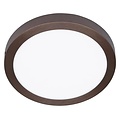 Fantasia Fluke Plafonnier LED Rond Bronze Brossé Ø30 cm, 24 W, 3000 K Blanc Chaud