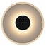 Fantasia ENSO LED wandlamp, Ø50 cm, geborsteld aluminium zwart / grijs, 2700K warm wit