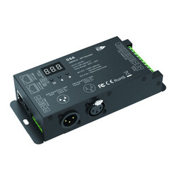 DMX512 to SPI Pixel Decoder 5-24VDC DMX512/RDM+RF 2.4G