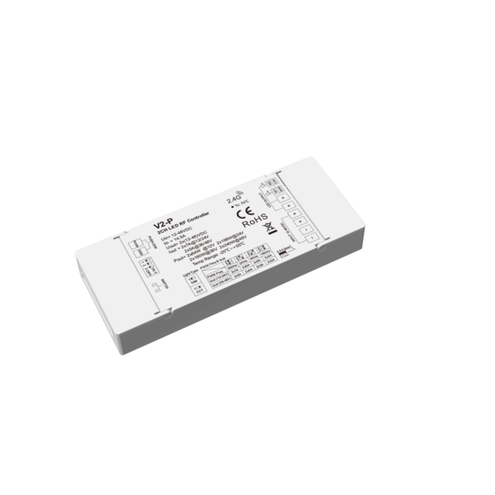 Optonica 1/2CH DIM oder CCT LED Controller 12-48VDC V2-P Weiß - Perfekte Kontrolle über Ihre Beleuchtung