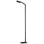Fantasia Jutai lampadaire en aluminium noir, source LED orientable 10,4 W, variable avec variateur inclus, hauteur 1372 mm