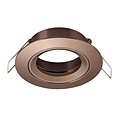 Fantasia Saturn fester Einbaustrahler, GU10-Fassung exkl. Leuchtmittel, Aluminium, Taboo Bronze, Ø80mm, IP20
