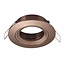 Fantasia Saturn fixed recessed spotlight, GU10 socket excl. bulb, aluminium, taboo bronze, Ø80mm, IP20