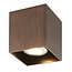Fantasia BABAR eckige Deckenleuchte, gebürstetes Bronze, 1x GU10 exkl. (max 50W), IP20