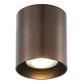 Fantasia BABAR, runde Deckenleuchte in gebürsteter Bronze, Ø80 x H95 mm, für 1x GU10 (Leuchtmittel nicht enthalten, max. 50W)
