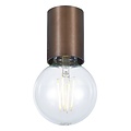 Fantasia BABU Deckenleuchte in gebürsteter Bronze mit E27-Fassung (Leuchtmittel nicht enthalten), Ø56 x H90 mm, IP20