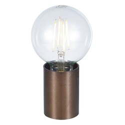 BABU Tischlampe, gebürstete Bronze, E27 excl.