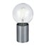 Fantasia BABU lampe de table en acier brossé, Ø56 x 80 mm, culot E27, ampoule non incluse, IP20