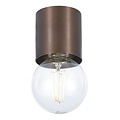 Fantasia BABU plafón bronce cepillado, Ø80 x 84 mm, portalámparas E27 sin bombilla, IP20, 220-240V