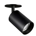 Fantasia TABOO foco empotrable orientable para bombilla GU10 (excl.), aluminio negro, 124 x 145 mm, IP20