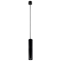 Fantasia TABOO Pendelleuchte, schwarzes Aluminium, GU10-Fassung (Leuchtmittel nicht enthalten), Länge 1840 mm, Durchmesser 56 mm, IP20.
