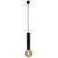 Fantasia Taboo hanglamp in zwart, met E27-fitting, diameter 56 mm, snoerlengte 184 cm, lichtbron niet inbegrepen