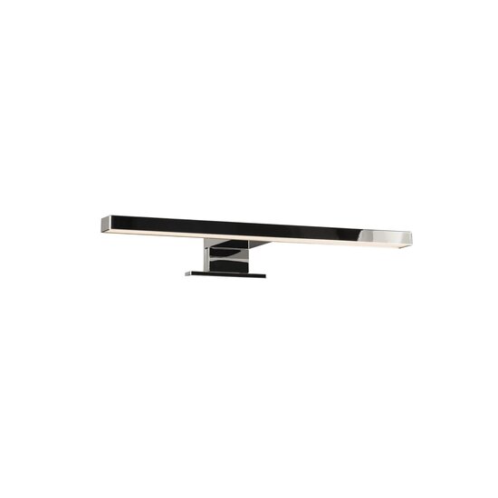 Fantasia Evia mirror light in chrome, IP44 bathroom-safe, integrated LED 5W, 2700K warm white, 415 lumens