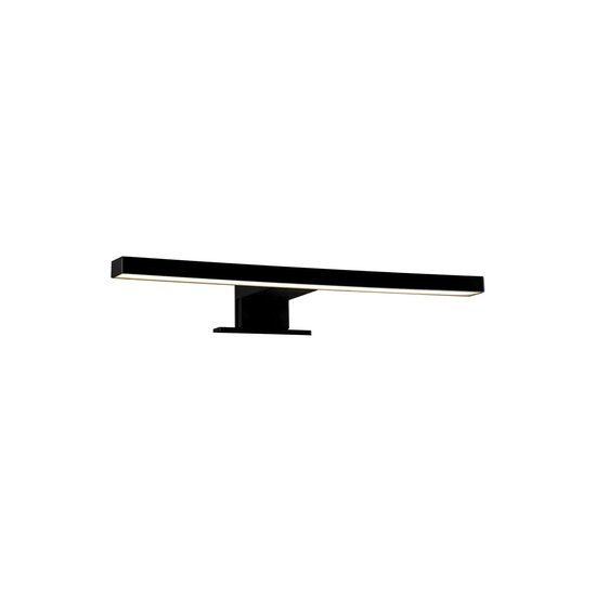 Fantasia EVIA Spiegelleuchte, ABS schwarz, IP44, integrierte SMD-LED 5W, 2700K warmweiß, 415 Lumen, 300 x 40 mm