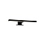 Fantasia EVIA mirror lamp, black ABS, IP44, built-in SMD LED 5W, 2700K warm white, 415 lumen, 300 x 40 mm