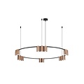 Fantasia ISE hanglamp rond 15x GU10 excl. lichtbron, Ø1000mm, geborsteld brons en zwart