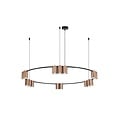 Fantasia ISE round pendant light 15x GU10 excl. bulb, Ø1000mm, brushed bronze and black
