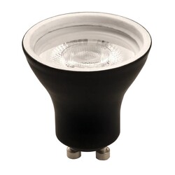 Deep Deco Base GU10 LED lamp 8W 2700K zwart dimbaar