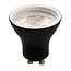 Fantasia Deep Deco Base ampoule LED GU10 8W 2700K, noir, variable, 700 lumens blanc chaud