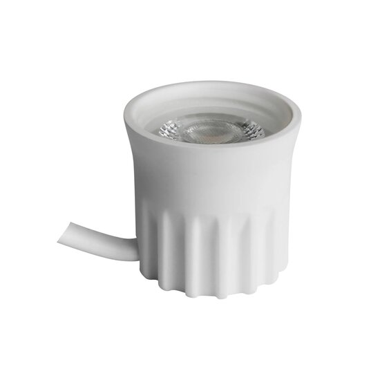 Fantasia Mini GU10 Modul Deep Deco base, 4,9W LED, 3000K warmweiß, Keramik, dimmbar